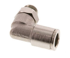 8mm x G1/8'' 90 graden L-verbinding Messing Insteekfitting Buitendraad Draaibaar FKM [2 Stuks]
