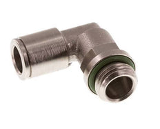 8mm x G1/4'' 90 graden L-verbinding Messing Insteekfitting Buitendraad Draaibaar FKM [2 Stuks]
