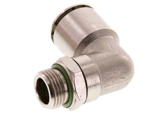 16mm x G3/8'' 90 graden L-verbinding Messing Insteekfitting Buitendraad Draaibaar FKM