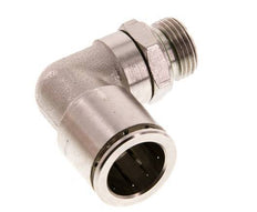 16mm x G3/8'' 90 graden L-verbinding Messing Insteekfitting Buitendraad Draaibaar FKM