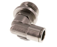 10mm x G1/2'' 90 graden L-verbinding Messing Insteekfitting Buitendraad Draaibaar FKM