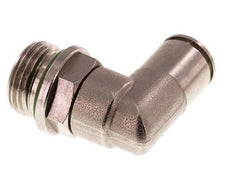 12mm x G1/2'' 90 graden L-verbinding Messing Insteekfitting Buitendraad Draaibaar FKM