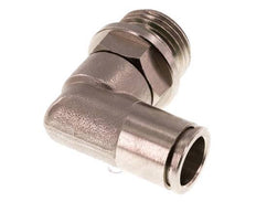 12mm x G1/2'' 90 graden L-verbinding Messing Insteekfitting Buitendraad Draaibaar FKM