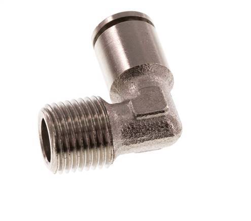 4mm x R1/8'' 90 graden L-verbinding Messing Insteekfitting Buitendraad NBR [2 Stuks]