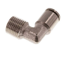 4mm x R1/8'' 90 graden L-verbinding Messing Insteekfitting Buitendraad NBR [2 Stuks]