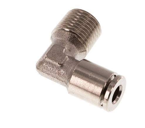 4mm x R1/8'' 90 graden L-verbinding Messing Insteekfitting Buitendraad NBR [2 Stuks]