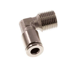4mm x R1/8'' 90 graden L-verbinding Messing Insteekfitting Buitendraad NBR [2 Stuks]