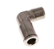 6mm x R1/8'' 90 graden L-verbinding Messing Insteekfitting Buitendraad NBR [2 Stuks]