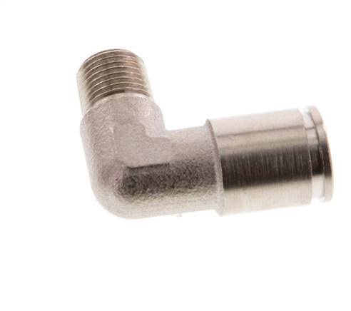 8mm x R1/8'' 90 graden L-verbinding Messing Insteekfitting Buitendraad NBR [2 Stuks]