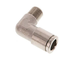 8mm x R1/8'' 90 graden L-verbinding Messing Insteekfitting Buitendraad NBR [2 Stuks]