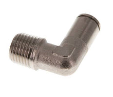6mm x R1/4'' 90 graden L-verbinding Messing Insteekfitting Buitendraad NBR [2 Stuks]