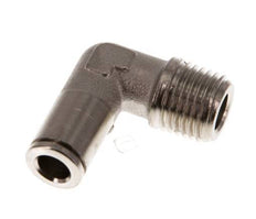6mm x R1/4'' 90 graden L-verbinding Messing Insteekfitting Buitendraad NBR [2 Stuks]