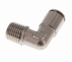 8mm x R1/4'' 90 graden L-verbinding Messing Insteekfitting Buitendraad NBR [2 Stuks]