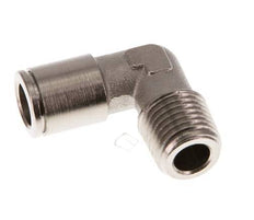 8mm x R1/4'' 90 graden L-verbinding Messing Insteekfitting Buitendraad NBR [2 Stuks]