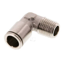 10mm x R1/4'' 90 graden L-verbinding Messing Insteekfitting Buitendraad NBR [2 Stuks]