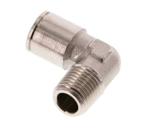 10mm x R1/4'' 90 graden L-verbinding Messing Insteekfitting Buitendraad NBR [2 Stuks]