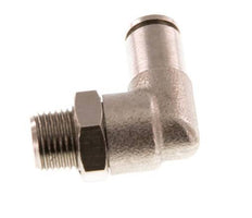 4mm x R1/8'' 90 graden L-verbinding Messing Insteekfitting Buitendraad Draaibaar NBR [2 Stuks]
