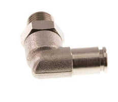 4mm x R1/8'' 90 graden L-verbinding Messing Insteekfitting Buitendraad Draaibaar NBR [2 Stuks]