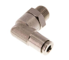 4mm x R1/8'' 90 graden L-verbinding Messing Insteekfitting Buitendraad Draaibaar NBR [2 Stuks]