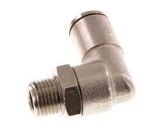 6mm x R1/8'' 90 graden L-verbinding Messing Insteekfitting Buitendraad Draaibaar NBR [2 Stuks]
