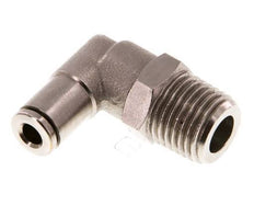 4mm x R1/4'' 90 graden L-verbinding Messing Insteekfitting Buitendraad Draaibaar NBR [2 Stuks]