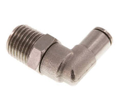 4mm x R1/4'' 90 graden L-verbinding Messing Insteekfitting Buitendraad Draaibaar NBR [2 Stuks]