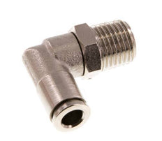 6mm x R1/4'' 90 graden L-verbinding Messing Insteekfitting Buitendraad Draaibaar NBR [2 Stuks]