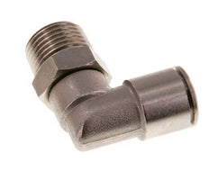 14mm x R1/2'' 90 graden L-verbinding Messing Insteekfitting Buitendraad Draaibaar NBR