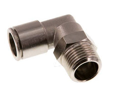 14mm x R1/2'' 90 graden L-verbinding Messing Insteekfitting Buitendraad Draaibaar NBR