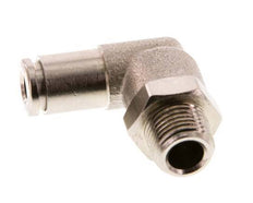 4mm x R1/8'' 90 graden L-verbinding Messing Insteekfitting Buitendraad Draaibaar FKM [2 Stuks]