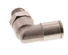 6mm x R1/8'' 90 graden L-verbinding Messing Insteekfitting Buitendraad Draaibaar FKM [2 Stuks]