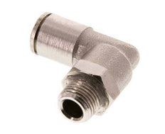 6mm x R1/8'' 90 graden L-verbinding Messing Insteekfitting Buitendraad Draaibaar FKM [2 Stuks]