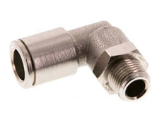8mm x R1/8'' 90 graden L-verbinding Messing Insteekfitting Buitendraad Draaibaar FKM [2 Stuks]