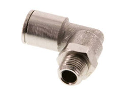 8mm x R1/8'' 90 graden L-verbinding Messing Insteekfitting Buitendraad Draaibaar FKM [2 Stuks]
