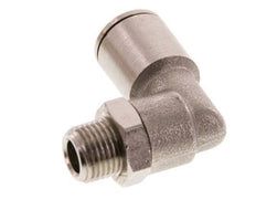 8mm x R1/8'' 90 graden L-verbinding Messing Insteekfitting Buitendraad Draaibaar FKM [2 Stuks]
