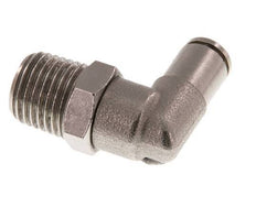 4mm x R1/4'' 90 graden L-verbinding Messing Insteekfitting Buitendraad Draaibaar FKM [2 Stuks]