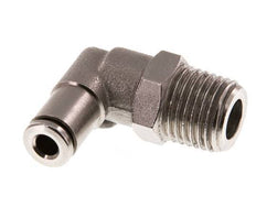 4mm x R1/4'' 90 graden L-verbinding Messing Insteekfitting Buitendraad Draaibaar FKM [2 Stuks]