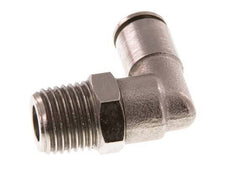 6mm x R1/4'' 90 graden L-verbinding Messing Insteekfitting Buitendraad Draaibaar FKM [2 Stuks]