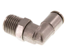 6mm x R1/4'' 90 graden L-verbinding Messing Insteekfitting Buitendraad Draaibaar FKM [2 Stuks]