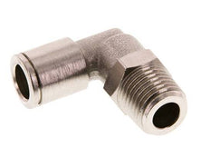 8mm x R1/4'' 90 graden L-verbinding Messing Insteekfitting Buitendraad Draaibaar FKM [2 Stuks]