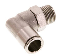 12mm x R3/8'' 90 graden L-verbinding Messing Insteekfitting Buitendraad Draaibaar FKM