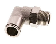 12mm x R3/8'' 90 graden L-verbinding Messing Insteekfitting Buitendraad Draaibaar FKM