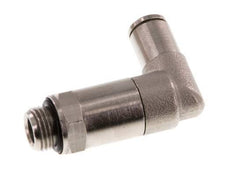 4mm x G1/8'' 90 graden L-verbinding Messing Insteekfitting Buitendraad Lange Huls Draaibaar NBR [2 Stuks]