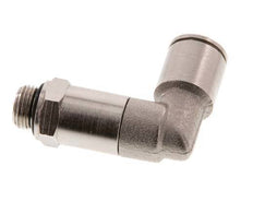 8mm x G1/8'' 90 graden L-verbinding Messing Insteekfitting Buitendraad Lange Huls Draaibaar NBR [2 Stuks]