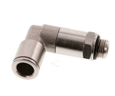 8mm x G1/8'' 90 graden L-verbinding Messing Insteekfitting Buitendraad Lange Huls Draaibaar NBR [2 Stuks]