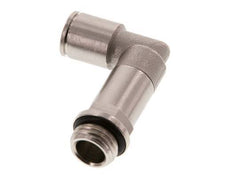8mm x G1/4'' 90 graden L-verbinding Messing Insteekfitting Buitendraad Lange Huls Draaibaar NBR [2 Stuks]
