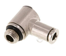 5mm x G1/8'' 90 graden L-vorm Messing Insteekfitting Buitendraad Draaibaar NBR