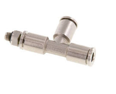 5mm x M 5 rechte hoek T-stuk Messing Insteekfitting Buitendraad Draaibaar NBR