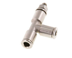 5mm x M 5 rechte hoek T-stuk Messing Insteekfitting Buitendraad Draaibaar NBR