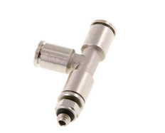 5mm x M 5 rechte hoek T-stuk Messing Insteekfitting Buitendraad Draaibaar NBR